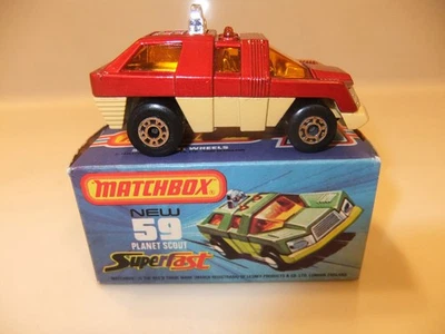 Matchbox Superfast Model No. 59 Planet Scout 1975 - Image 1 of 4