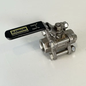 Blichmann 1/2" NPT Female FNPT 816 Stainless Steel Ball Valve 1000 WOG Water Gas - Picture 1 of 8