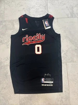 Nike Damian Lillard Portland Trail Blazers RIP CITY ADV Jersey Sz 40 Small - Image 1 of 4