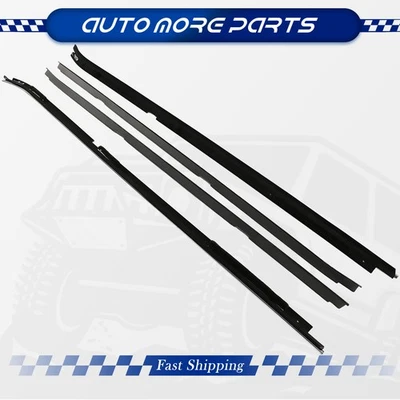 Door Window Sweeps Felts for Oldsmobile Buick Regal Cutlass 1981-1988 4 PCS Foto 1 de 4