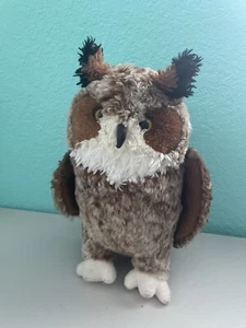 Great Horned Owl Plush Stuffed Animal Douglas Toys 11" - Picture 1 of 7