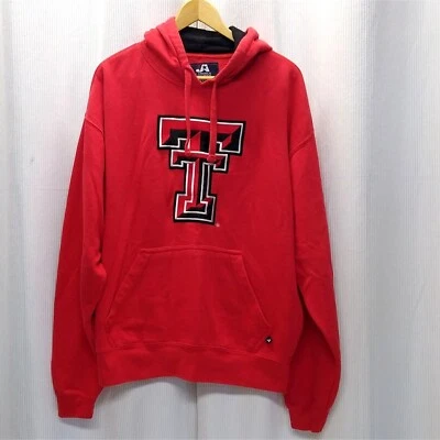 Texas Tech Red Raiders Hoodie Embroidered Logo Size Large J. America Sportswear - Image 1 of 4