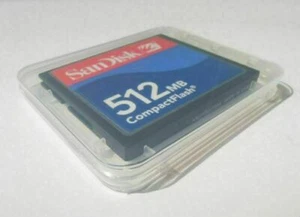 SanDisk 512MB CompactFlash Memory Card 512M CF card SDCFB-512 Genuine - Bild 1 von 7