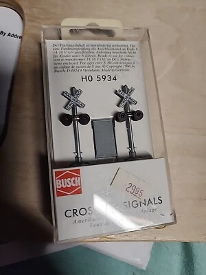 Vintage HO Train Railroad Signs , Lights  - Image 1 of 3