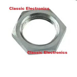 Lot of 10 Pcs. 3/8-32 Inch Standard Potentiometer Mounting Hex Nut - Picture 1 of 2