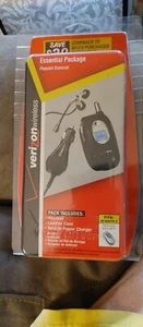 Pack téléphone portable vintage Verizon Essentials LG VX6100 casque étui chargeur - Photo 1 sur 2