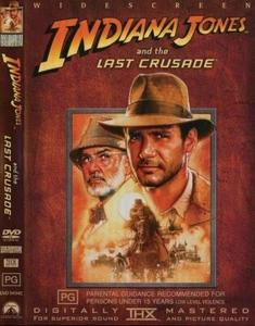 Indiana Jones And The Last Crusade DVD (Region 4) VGC Widescreen - Bild 1 von 3