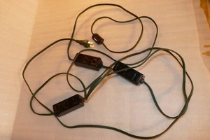 Vintage Innen Verlängerungskabel, Sackgasse Stringer, 3 Boxen, 12', 9 Steckdosen elektrisch - Bild 1 von 12
