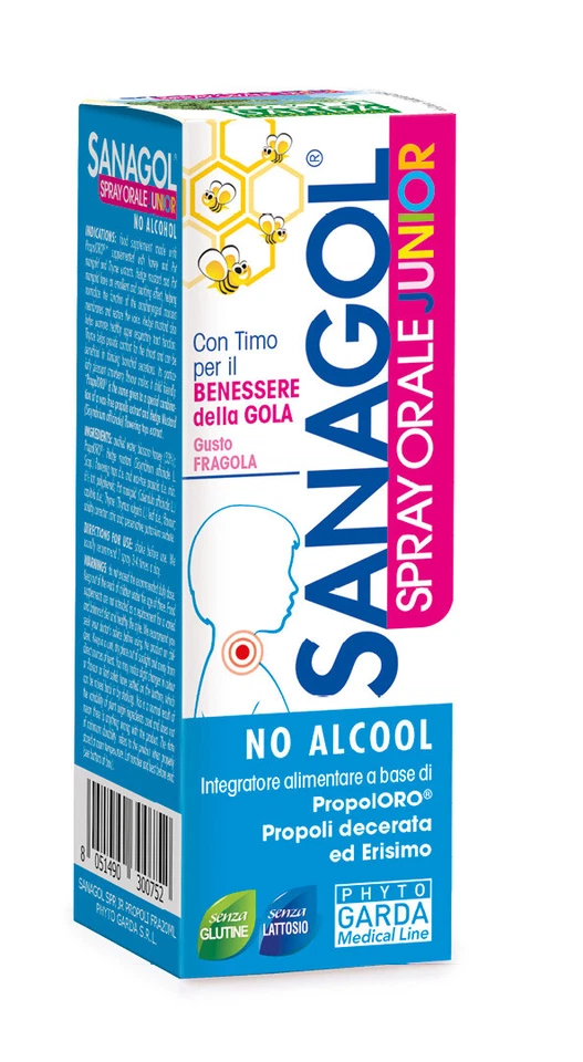 NAMED SRL SANAGOL SPRAY ORALE JUNIOR Phyto Garda 20ml Fragola
