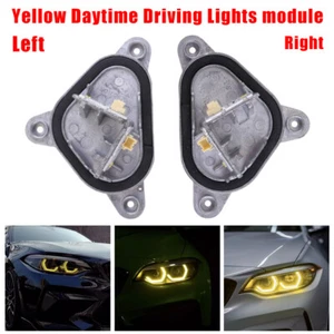 L90102675 L90102676 Yellow Angel Eyes DRL Adaptive LED Modules For BMW 2 Series - Picture 1 of 19