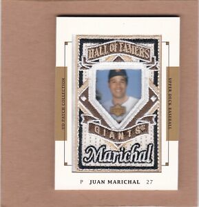 2003 Upper Deck Patch Collection Hall of Famers Juan Marichal #142 HOF NM+  LOOK