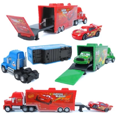 Disney Pixar Cars modellino auto pressofuso regalo McQueen Mack Haulers camion piloti - Immagine 1 di 4