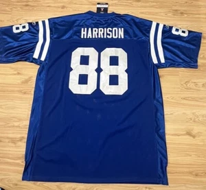 VINTAGE REEBOK NFL INDIANAPOLIS COLTS #88 MARVIN HARRISON SR STITCHED JERSEY 60 - Picture 1 of 11