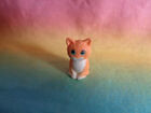 Mini figurine de chat chat chaton orange et crème maison de poupée 
