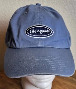 Life Is Good Adjustable Baseball Cap Embroidered 100% Cotton - Picture 1 of 5