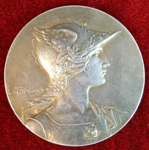 MÉDAILLE D'ARGENT. SOCIETE D'HORTICULTURE D'ARMENTIERES. A. RIVES. FRANCE 1927. - Picture 1 of 2