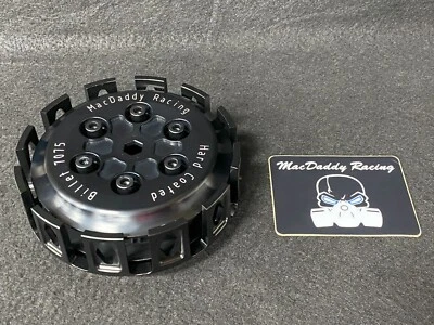 MacDaddy Racing Yamaha Banshee Full BILLET ALUMINUM Clutch Basket and Hub Kit - Image 1 of 4