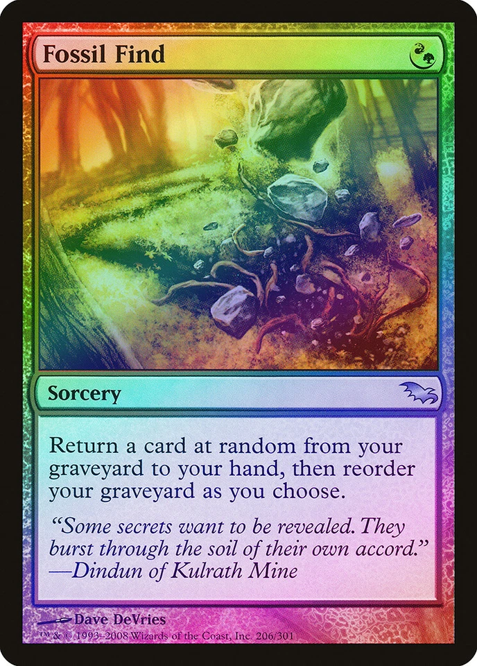 Fossil Find FOIL Shadowmoor PLD Red Green Uncommon MAGIC MTG CARD ABUGames - Image 1 of 1