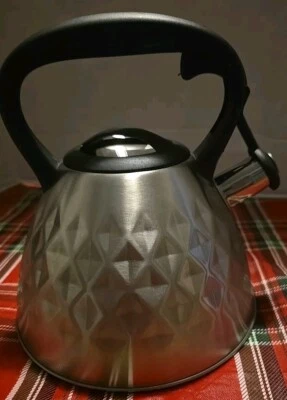 Mr Coffee Claredale Stainless Steel Whistling Tea Kettle 2.2-Quart Brushed Sa... - Image 1 of 4