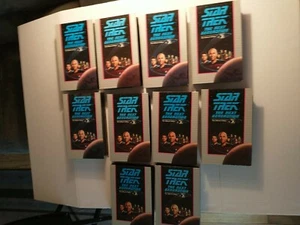 (10) 1990's Used Star Trek The Next Generation The Collector's Edition VHS Tapes - Picture 1 of 12