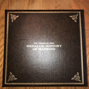 Franklin Medallic History Of Mankind book COA - Foto 1 di 7