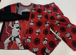 Boys STAR WARS 2 Pc Pajamas Set Size 6/7 - Picture 1 of 15