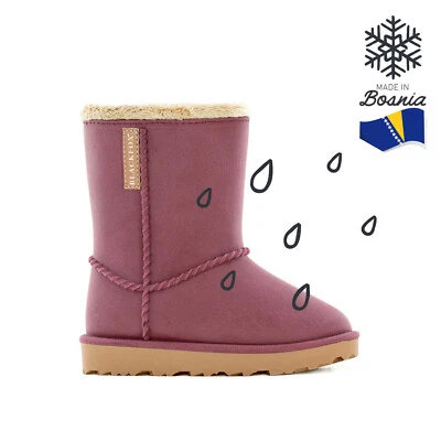 AJS BLACKFOX BLACKFOX Kinder-Winterboot G-Stiefel Cheyennetoo Himbeere wasserdicht gefüttert