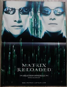 The Matrix Reloaded French Movie Poster Original 15/23 2003 Keanu Reeves - Bild 1 von 1
