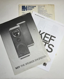 KEF 104aB CANTATA CORELLI CALINDA SPEAKER BROCHURES ENCLOSURE DESIGN INFO D1331 - Picture 1 of 14