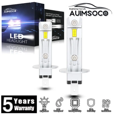 Par de bombillas LED para Saab 9-2X 2005-2006 H1 blanco frío súper brillante Foto 1 de 4