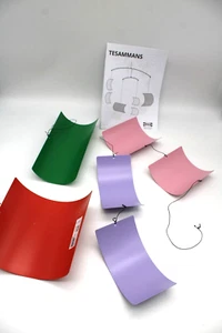 6 Replacement Pcs for Ikea TESAMMANS Mobile Hanging Decoration Multicolor Metal - Picture 1 of 14