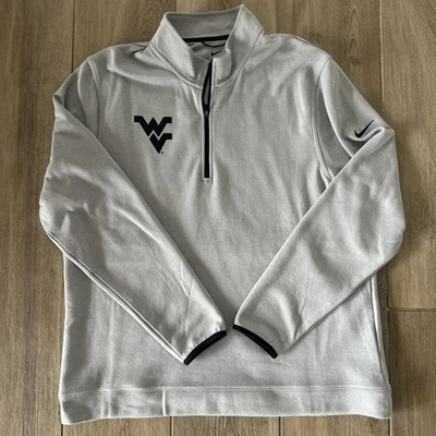Nike WVU Dri-Fit XL West Virginia 1/4 Zip Pullover Men’s Extra Large Team Issued - Image 1 of 4