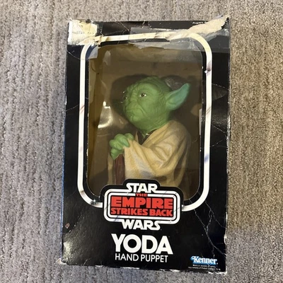 Star Wars El Imperio Contraataca Yoda Marioneta de Mano 1980 Kenner Con Caja Foto 1 de 4