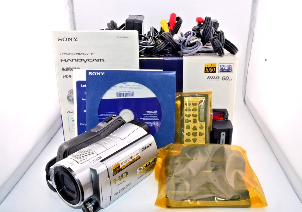 SONY Handycam 10xズーム 本体と付属品 Sony Handycam 10-19x Optical Zoom Camcorders with Touch Screen for