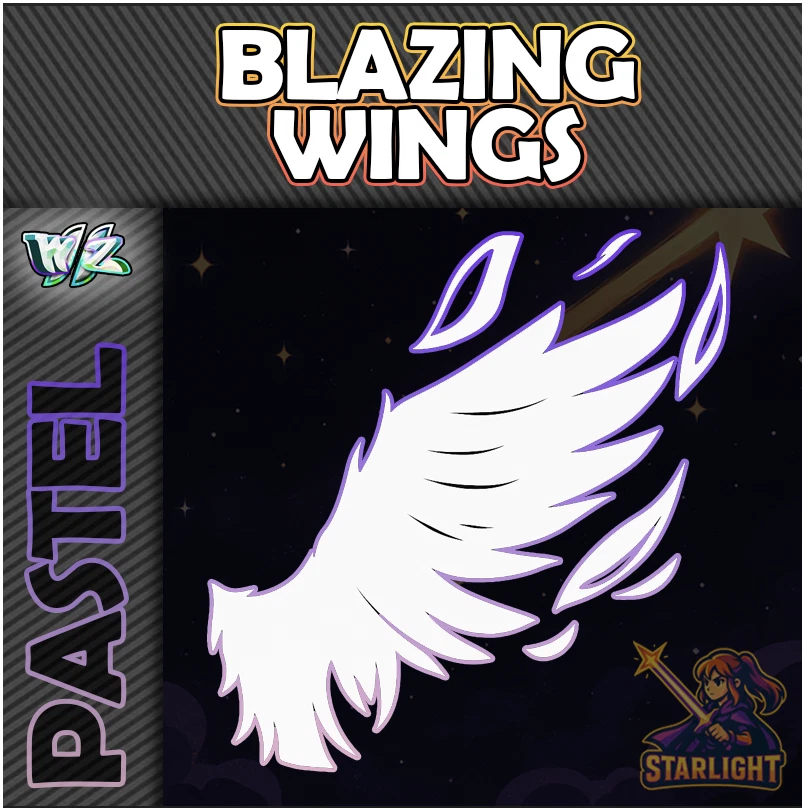 ROBLOX WORLD ZERO WINGS,ARMOR,COSTUME,ACCESORIES,COSMETICS Roblox World Zero WZ - BLAZING WINGS - PASTEL HEX ITEMS