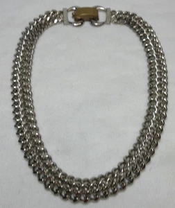VINTAGE BERGERE COLLAR CHOKER NECKLACE #1 - Picture 1 of 8