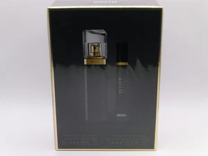 Hugo Boss NUIT Geschenkset, 50ml EDP Spray + 7,4ml EDP Duftstift - Neu Versiegelt - Bild 1 von 5