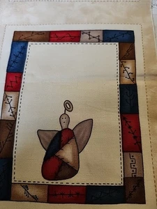 VTG Quilt Labels By Sandy Gervais 28 Fabric Labels 6" x 5.5" & 2.5" x 5" Beige - Picture 1 of 12