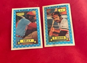 1974 KELLOGG'S 3-D SUPER STARS #43 THOMAS DAVIS JR and Harold Kelly - Picture 1 of 7