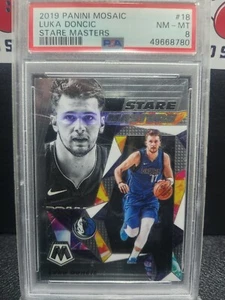 2019 Panini Mosaic Stare Masters LUKA DONCIC #18 PSA 8 - Picture 1 of 2