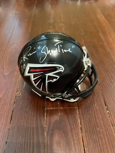 Andre Rison Atlanta Falcons signierter Minihelm SHOWTIME-INSCHRIFT - Bild 1 von 9