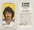 1978 The Sun Soccercards Defenders John Mcmahon #461