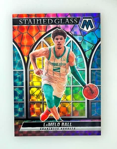 Bola lamelo vitral arco iris mosaico Panini 2021-2022 - Imagen 1 de 2