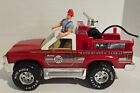 Nylint Rapid Response Fire Truck & Fireman Men of Steel Action Figure 1989 #801
