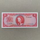 Billet de banque rouge reine Elizabeth II TRINITÉ-TOBAGO 1 DOLLAR monnaie rare monnaie