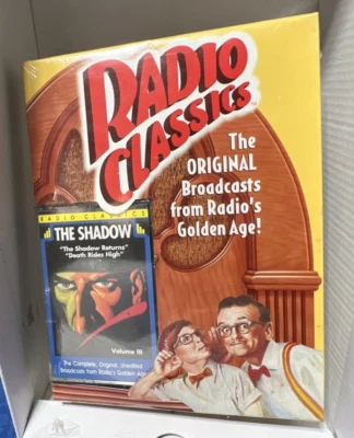 Radio Classics The Shadow Vol 3 Factory Sealed Box w/minor imperfections - Image 1 of 4