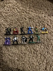 Jada Toys DC Comics 11 Mini Metal Figures Batman, Superman, Joker, Riddler FF - Picture 1 of 4