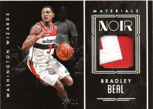 2016-17 Panini Noir Bradley Beal Game Worn Material 07/10