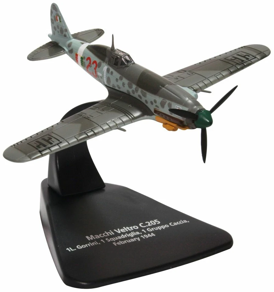 Oxford Diecast AC091 Macchi Veltro 205 1L.Gorrini 1 Squadriglia Caccia 1944 (MIB - Image 1 of 1