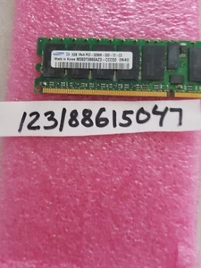 2GB PC2 PC DDR2 DDR PC2-3200R DDR2-400 3200 400 240PIN ECC-REG 256X4 1RX4 - Picture 1 of 1